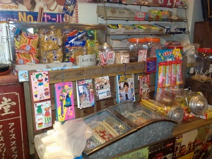 駄菓子コーナー