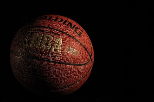 NBA のバスケットボールの画像