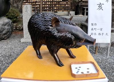 今年の作品、亥