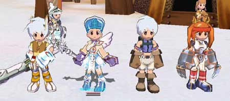 光る人達